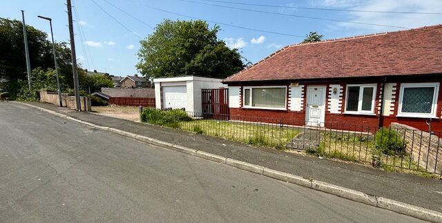 For Sale, Romney Street Nelson BB9 0DD, 1 bed bungalow with land, £130,000, offers welcome.